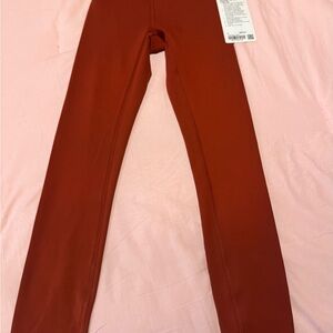 Lululemon Athletica Red Leggings for Dynamic Style